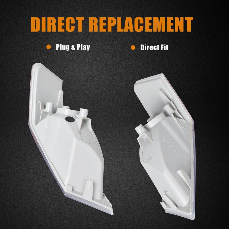nifeida Front Turn Signal Side Marker Lamp Replacement for Jeep