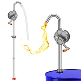 55 Gallon Drum Pump, Barrel Pump 55 Gallon, Manual Oil Drum Pump for 5 to 55 Gallon Drums, Fits 5 to 55 Gallon Drums