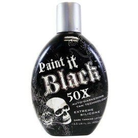 Millennium Tanning PAINT IT BLACK 50X Dark Bronzer Indoor Tan Bed Lotion-13.5oz