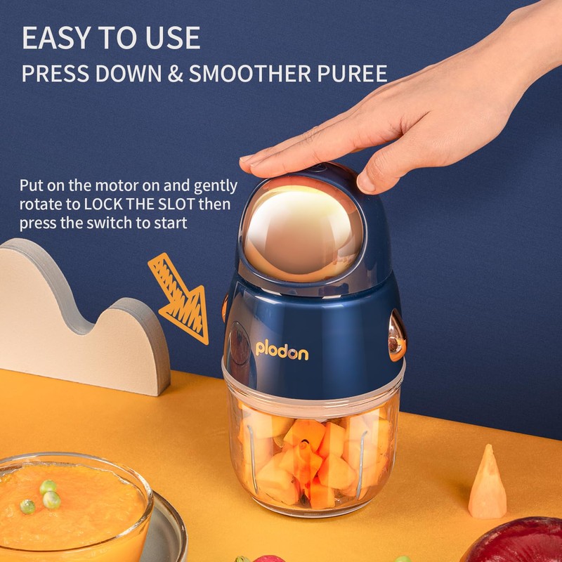 Plodon Baby Food Maker Mini Cute and Small Food Processor