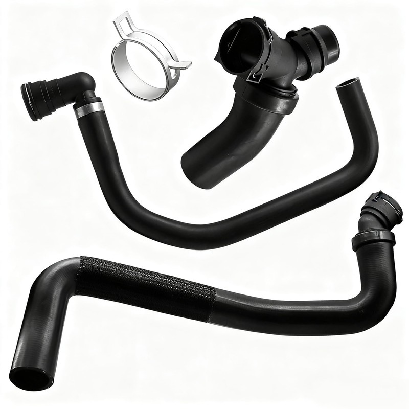MINETPS DR3Z-8566-A Upper Radiator Hose Y-Connector Lower Compatible with Ford