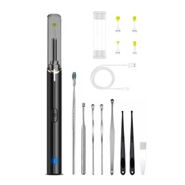 Mingzhe Intelligent Visual Ear Otoscope LEDs Wirelessly Portable Picker Ear Camera Inspection Tool for Kids & Adults