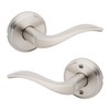 Kwikset Sedona Interior Passage Door Handle, Lever for Closet and