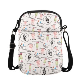 TOBGBE Singer Album Concert Look Inspired Gifts Tour Idea Gifts Singer's Version Zipper Crossbody Bag Music Merchandise (August CB CA)