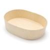 KAYU PACKAGE Oval DAEN Wooden Containers, Medium, 4.7 x 6.7