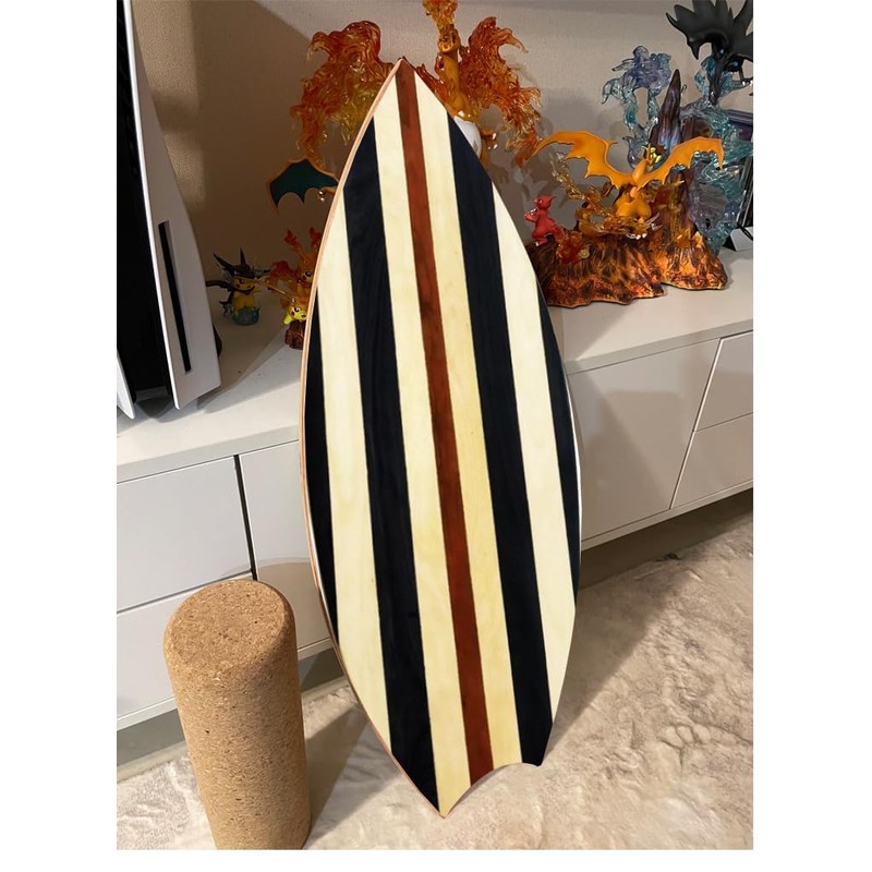 Balance Board Indoor Surfboard Surf Style Home Fitness with Wheel