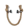 Perfeso.L Nautical Rope Towel Holder - Coastal Towel Rack with