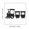 Train Rubber Stamp, 3/5 Inch Small Mini Stamp for Scrapbooking
