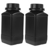 Ciieeo 2pcs Wide Mouth Reagent Bottles Thicken Plastic Vials for