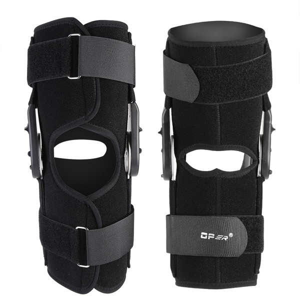 Orthosis Brace Knee Support, Adjustable Knee Joint Support, Orthotic Support, Ankle Strap Support, Knee Brace, Compressed Knee Support for Patella, Shock-Absorbing (M)