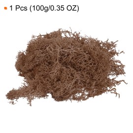 MECCANIXITY 3.5 OZ Moss Fake Craft Moss Artificial Moss Natural Preserved Moss for Craft Arts Floral DIY Project Wall Wedding Garden Patio Table Terrariums Decoration(Coffee)