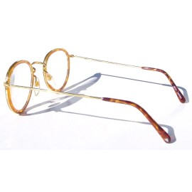 by De'Vons Optics Inc. Est. Since 1983 NWT Vintage 90's Round Metal Double Rim Reading Glasses +3.00 (S.Tortoise)