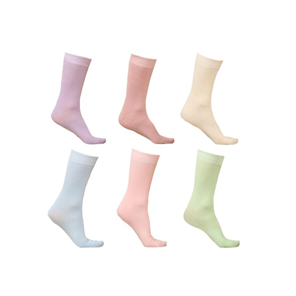 Chic Femme 6 Pairs Of Ladies Bamboo Socks, Super Soft