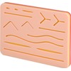 Suture Practice Pad 3-Layer Silicone with 14 Pre-Cut Wounds –