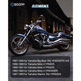 ECCPP 59V-91960-A0-00 Voltage Rectifier Regulator 87-94 for Yamaha Big Bear 350 86-94 for Yamaha Moto 4 87-95 for Yamaha Warrior 350 86-88 for Yamaha YFM225 Moto-4 89-91 for Yamaha YFM250 Moto-4