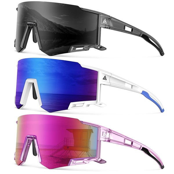 NSSIW Polarized Sunglasses-Men Sports Mens-Sunglasses: Running Sun Glasses Women Polarized
