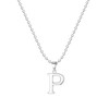 Silver Plated Initial Necklaces for Women - Silver Letter Necklaces
