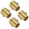 Flintronic 4PCS Brass Tap Valve Connector, G3/8 Inch Brass Double