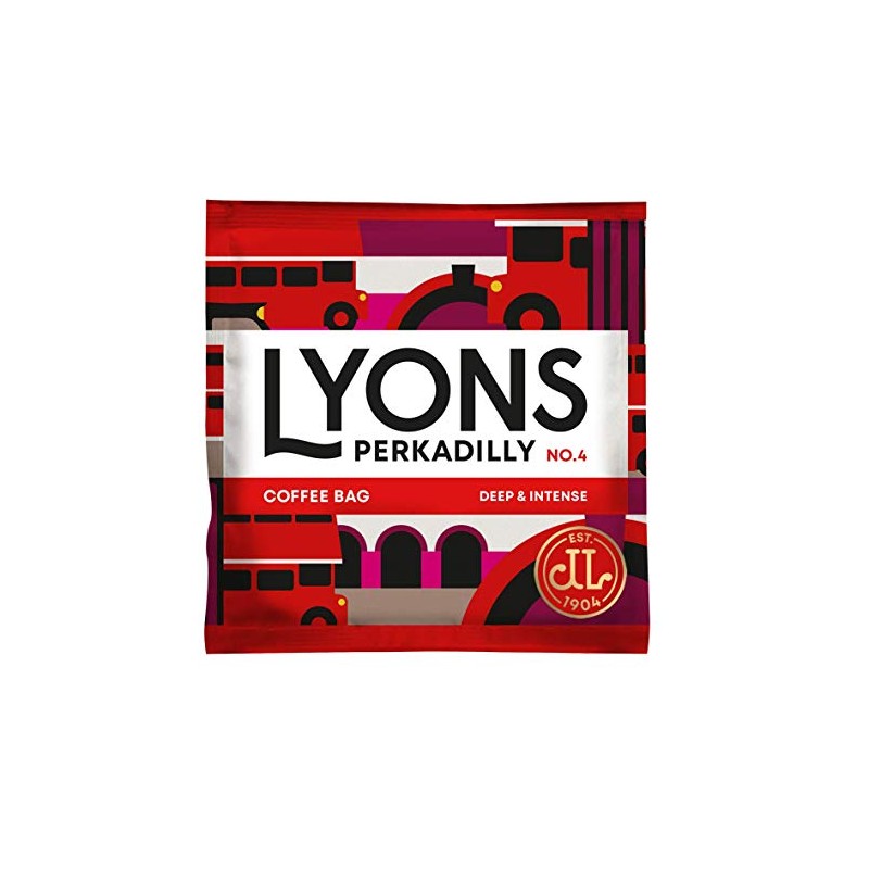 Lyons Perkadilly No.4 Coffee Bags (40 Coffee Bags)