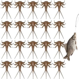 Soft Baits, 20PCS Realistic Fly Fishing Assortment Kit for Salmon, Nymph Body Components, Fly Fishing