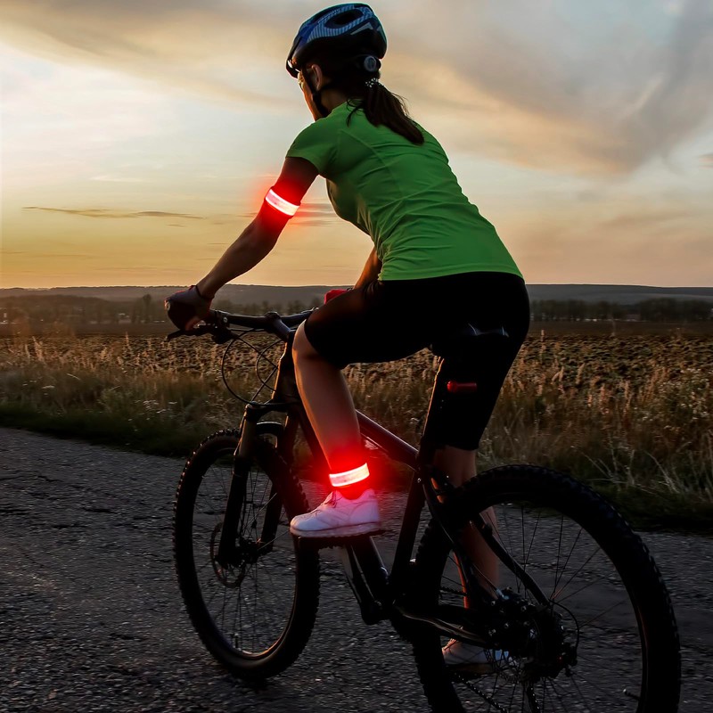 Dolitego LED Armbands for Night Running Jogging Glow Set of