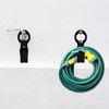 Relaxdays Hose Holder, Set of 2, for 30 m Hose,