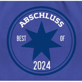 Shirtracer - Gym Bag Backpack - Graduation & Graduation 2024 Star, 08 Royal Blue