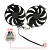 Aswalling 1Pair FDC10H12S9-C 2060 Super 2070 GTX1660 Ti Cooling Fan