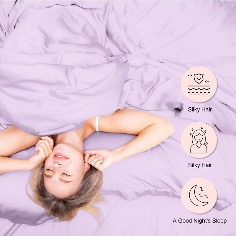 Seiwohl Silk Satin Pillowcase Soft as Silk Pillowcases for Hair