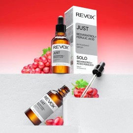 Serum Antioxidante Just Resveratrol cido Ferlico 30ml Revox Piel Noche                                                                                
