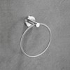 USHOWER 2 Pack Brushed Nickel Towel Ring, Hand Towel Holder