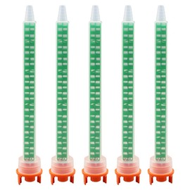 ATOYSKPX F system static mixer nozzle tube head AB glue acrylic adhesive gun mixer for 4:1/10:1 mixing ratio 7.1 inches, 24 elements, epoxy mixing nozzle head 10pcs