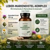 Liver Milk Thistle Complex High Dose 4-Way Complex Artichoke, Dandelion,