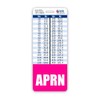 APRN Badge Buddy Vertical w/Height & Weight Conversion Charts (Oversized,
