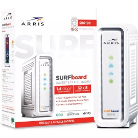 ARRIS® Surfboard® SB6190 Cable Modem, White