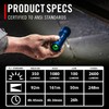 Coast XP11R 2600 Lumen USB-C Rechargeable LED Flashlight with Slide