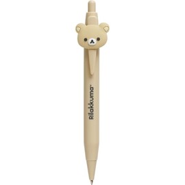 San-X Rilakkuma PR10601 Basic Rilakkuma Favorite Things Ballpoint Pen with Mascot, H5.3 x W0.5 inches (135 x 12 mm)