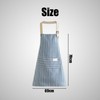 NyxSeat 1 Piece Striped Apron with Pockets Apron Baking Apron
