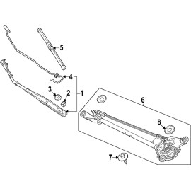 Honda Genuine Honda 2023-2024 Honda CR-V - Wiper Blade 76620-3A0-A01