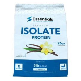 Essentials Protein Isolate 5 Lbs Sabor Vainilla