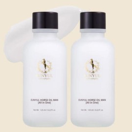 Eunyul Horse Oil Men's All-in-One Skin Lotion Essence 125ml 2pcs / 은율 마유 남자 올인원 스킨 로션 에센스 125ml 2개