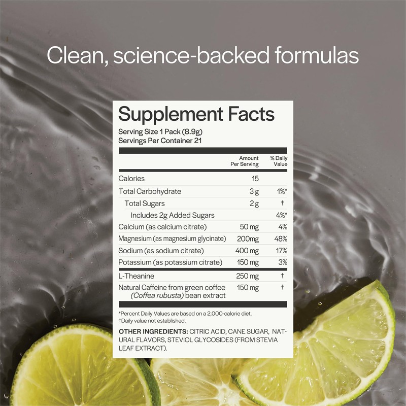 Gainful Hydration + Caffeine Packets with Key Electrolytes Magnesium &
