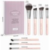 MAANGE 7 Pcs Brochas para Maquillaje con Estuche Set de