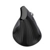 Taimousetvs Vertical Ergonomic Wireless Mouse - Silent Click, Triple Mode (2.4G+BT5.0×2), Adjustable DPI up to 4800, 7-Color Auto Cycling Light for Computer, Laptop, Notebook, PC (Black)