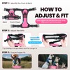 VIVAGLORY Dog Harness Easewalk No Pull Dog Harness with Handle