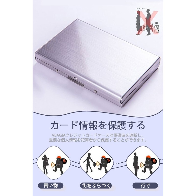 VEAGIA Card Case, Men's Card Case, Credit Card Case, Skimming