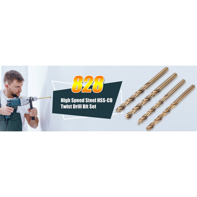 74pc M35 Cobalt Drill Bit Set HSS-CO Twist Drills Bit