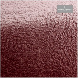 GC GAVENO CAVAILIA Easy Care Plain Teddy Fleece Fitted Sheet, Luxury Bedding Accessory, Soft & Cosy Bed Linen, Pink, Double Size Bedsheet