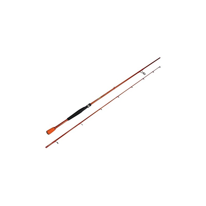 Carrot Stix Collapsible 2 Piece Spinning Wild Wild Orange Fishing