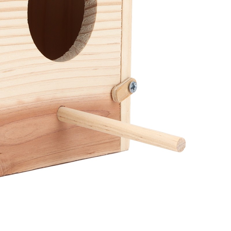 Innovative Wooden Birdhouse Natural and Safe DIY Outdoor Wooden Birdhouse
